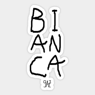 Name Bianca Sticker